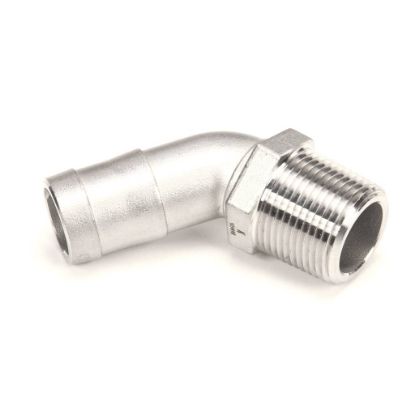 Picture of CMA Dish Machines 35Deg Elbow Mip X Barb Ss Part# 4604