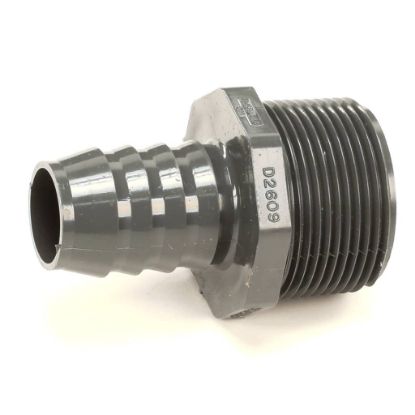Picture of CMA Dish Machines 1 1/4 Mpt X 1 Barb Fitting Part# 50302.4