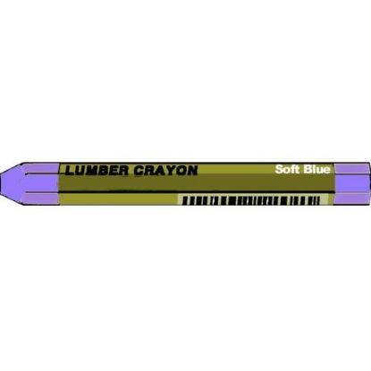 Picture of Dixon Ticonderoga 521-1/2Softblue Lumbercrayon Part# - 52112
