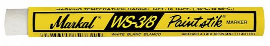 Picture of Markal® Paintstik Ws Markers  White Part# - 82420