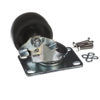 Picture of Cres Cor Caster 2-1/2D Plate Polyolefin Part# 0569310BK