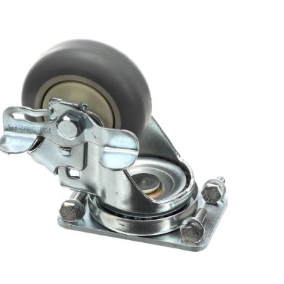 Picture of Cres Cor Caster Kit 3" Dia Plate Part# 0569313BK