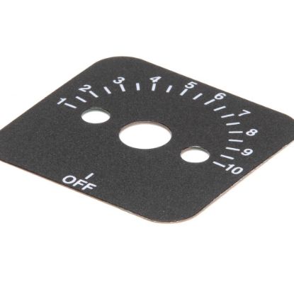 Picture of Cres Cor Label, Mech. T-stat Part# 595076