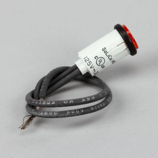 Picture of Cres Cor Signal Light 1/2-Inch Amber 125V Part# 766094
