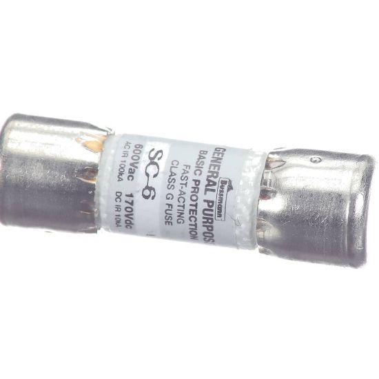 Picture of Cres Cor Fuse, 6 Amp 600 Volt Part# 807059