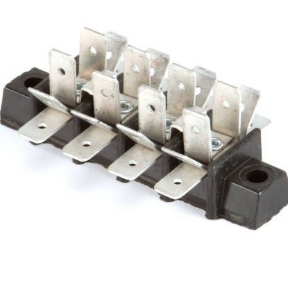Picture of Cres Cor Terminal Block 20A.,250v,4pole Part# 852093