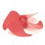Picture of Continental Refrigeration Blade, Fan (Evap) 4 Plastic Ccw (Red) Part# 40630