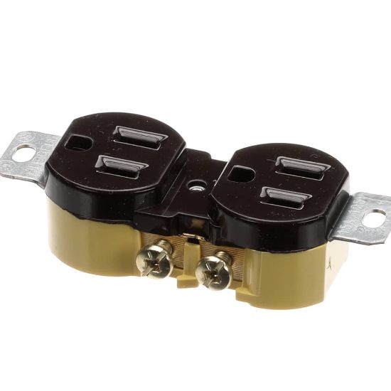 Picture of Continental Refrigeration Receptacle, Duplex Part# 45254