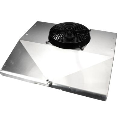 Picture of Continental Refrigeration Fan Panel Assembly Black Fan Guard With 4-14 Part# 50-040