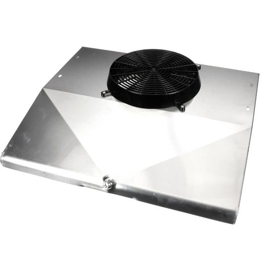 Picture of Continental Refrigeration Fan Panel Assembly Black Fan Guard With 4-14 Part# 50-040