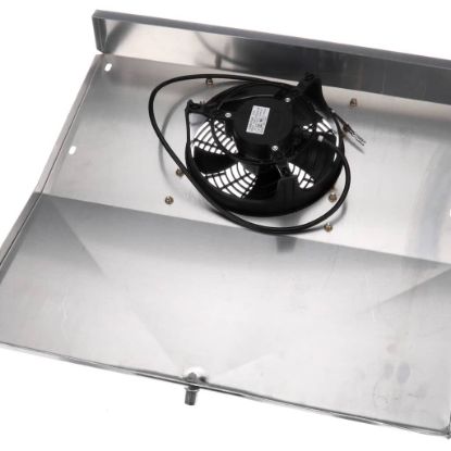 Picture of Continental Refrigeration Fan Panel Assembly Black Fan Guard With 4-14 Part# 50-040-LT