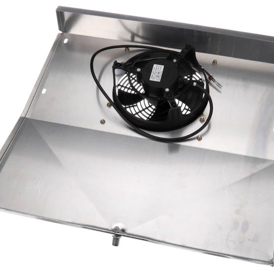Picture of Continental Refrigeration Fan Panel Assembly Black Fan Guard With 4-14 Part# 50-040-LT