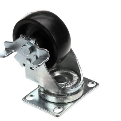 Picture of Continental Refrigeration Caster Flat Plate (3" W/ Brake) (4-5/16" Part# 50216