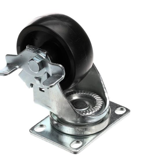 Picture of Continental Refrigeration Caster Flat Plate (3" W/ Brake) (4-5/16" Part# 50216