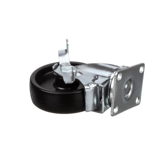 Picture of Continental Refrigeration Caster, Flat Plate (4" W/ Brake) (5-1/8" Part# 50212