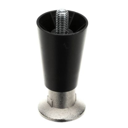 Picture of Continental Refrigeration Legs 4" Black (Adjustable Up To 5-1/4") Part# 50206