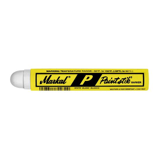 Picture of Markal® White P Paintstik Marker Part# - 83420