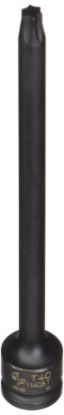 Picture of Grey Pneumatic 3/8" Drive X T40 Internal Star Driver 6" Length Part# - 11406T