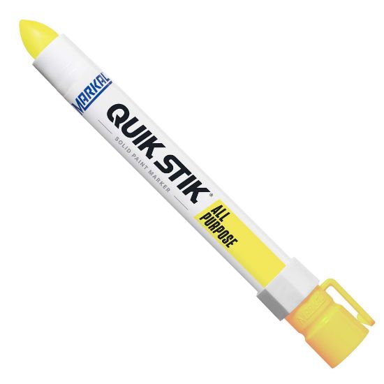 Picture of Markal® Quik Stik All Pur Solidpaint Marker Fl Yellow Part# - 61041