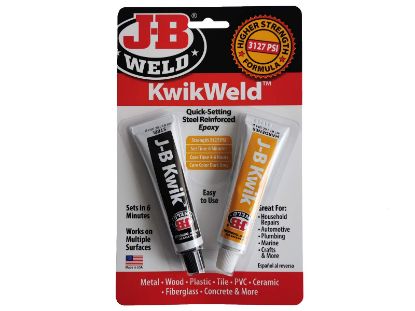 Picture of J-B Weld J-B Kwik Set Twin Tubeadhesive Part# - 8276