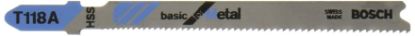 Picture of Bosch Power Tools 3"  24Tpi  Hss Bosch Shank Jigsaw Blade Part# - T118A