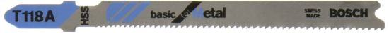 Picture of Bosch Power Tools 3"  24Tpi  Hss Bosch Shank Jigsaw Blade Part# - T118A