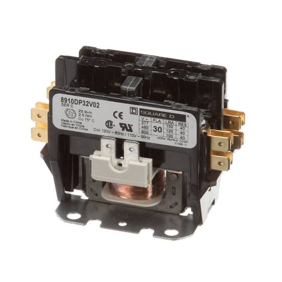 Picture of Delfield Contactor 2 Pole 120V Part# 2194974