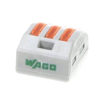 Picture of Delfield Connector 3Wire Wago#2 22-413 Part# 2195082