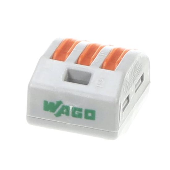 Picture of Delfield Connector 3Wire Wago#2 22-413 Part# 2195082