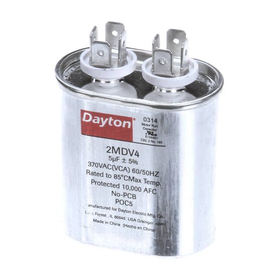 Picture of Delfield Capacitor 5Uf 370V/ac Part# 6190141