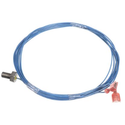 Picture of Delfield Thermistor,8'',hi Temp,blue Part# TBP00337