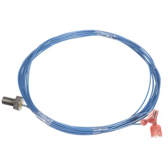 Picture of Delfield Thermistor,8'',hi Temp,blue Part# TBP00337