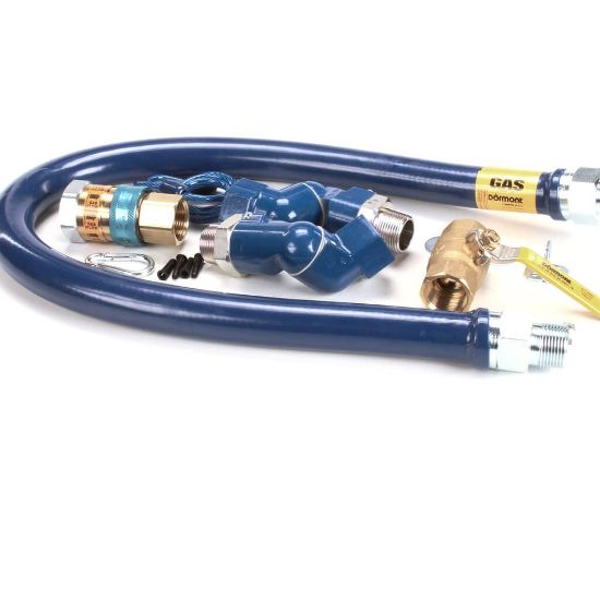 Picture of Dormont 1 Dia., 48 Blue Hose, Snapfast, 2 Swivel Part# 16100KIT2S48