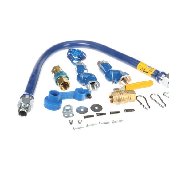 Picture of Dormont 3/4 Dia. 36 Blue Hose Snapfast 2 Swiv Part# 1675KIT2S36
