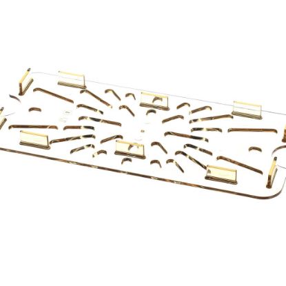 Picture of Duke Shelfdrain 1/3 Size-amber 6-15/16 X 12- Part# 156818