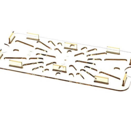 Picture of Duke Shelfdrain 1/3 Size-amber 6-15/16 X 12- Part# 156818