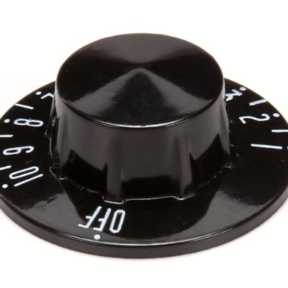 Picture of Duke Knob,z346207300 Black W/white Part# 178525