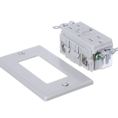 Picture of Duke Recpt, 5-15Gfci Dup Gray 15A 1 Part# 212372