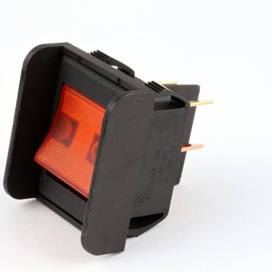 Picture of Duke Lighted Switch (Amber) 250V #Crtl111a250 Part# 212280