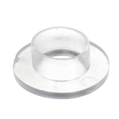 Picture of Duke Washer, Flanged, Clear, Vinyl Part# 522028