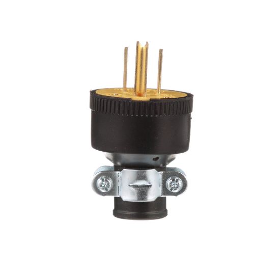 Picture of Eaton Crouse-Hinds 15 Amp Blk Plug Commercial Grade Rubber Part# - 1709
