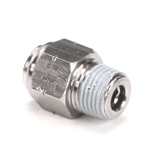 Picture of Edlund Fitting,1/4od Push-in-1/8npt M Part# F036