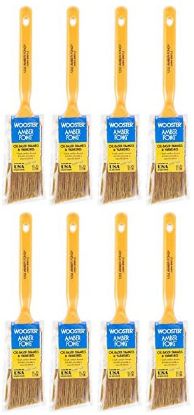 Picture of Wooster 1-1/2" Amber Fong Anglesash Paintbrush Part# - 12330014