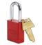 Picture of American Lock Red Color Coded Aluminumpadlock Keyed Diffe Part# - A1106Red