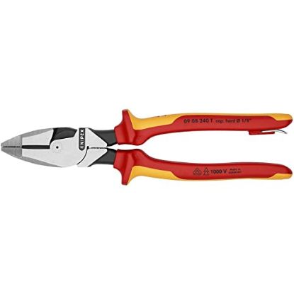 Picture of Knipex High Leverage Lineman New England Head-1-000V In Part# - 0908240Sba