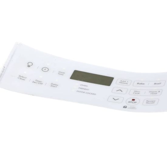 Picture of Electrolux Overlay,clock,white,es355 Part# 316352021