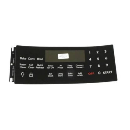 Picture of Electrolux Overlay,clock,black,es541 Part# 316419841