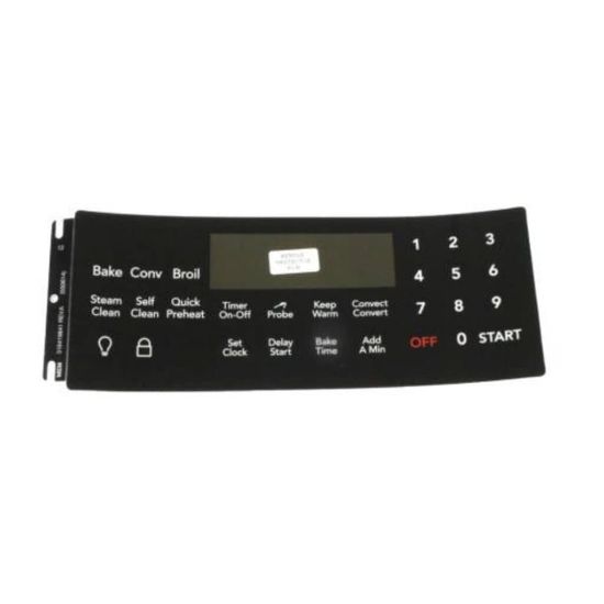 Picture of Electrolux Overlay,clock,black,es541 Part# 316419841