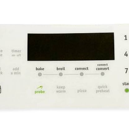Picture of Electrolux Overlay,clock,white,es540 Part# 316419827