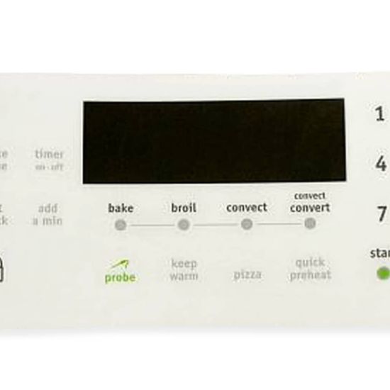 Picture of Electrolux Overlay,clock,white,es540 Part# 316419827